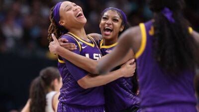 LSU tops 1-seed Virginia Tech to reach first national title game
