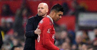 Manchester United have three games to prove Erik ten Hag right about Casemiro comments