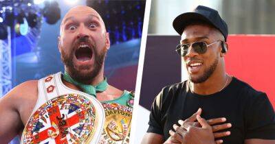 What is Anthony Joshua's net worth compared to Tyson Fury after Jermaine Franklin fight