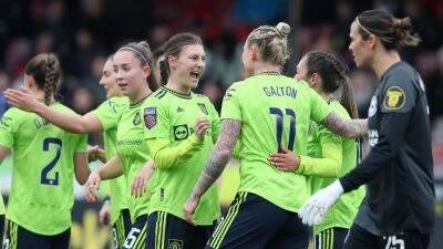 Katie Zelem - United Manchester - Leah Galton - Ella Toone - Mary Earps - Lucia Garcia - Brighton 0-4 Manchester United: Marc Skinner’s side put pressure on Women’s Super League rivals with big win - eurosport.com - Manchester - France -  Leicester