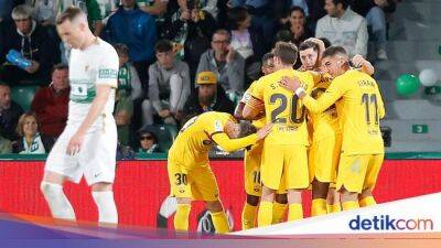 Elche Vs Barcelona: El Barca Pesta Gol 4-0