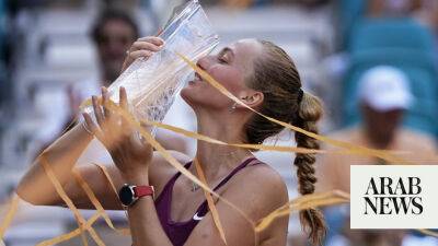 Kvitova wins Miami Open, beating Rybakina