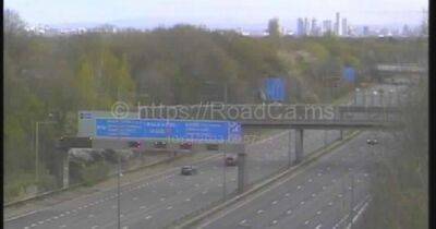 Easter Monday - M56 shuts after crash - manchestereveningnews.co.uk