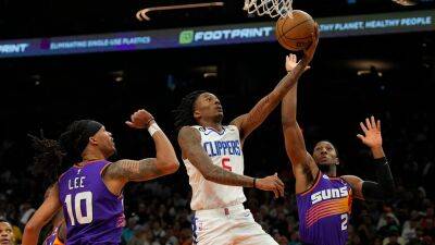 Russell Westbrook - Phoenix Suns - Clippers' Bones Hyland, Mason Plumlee come face-to-face in heated argument during game - foxnews.com - county Norman - Los Angeles -  Los Angeles -  Phoenix