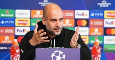 Man City press conference LIVE Pep Guardiola issues team news for Bayern Munich Champions League fixture