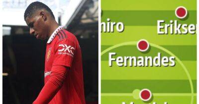 Two ways Manchester United can line up without Marcus Rashford amid injury concern