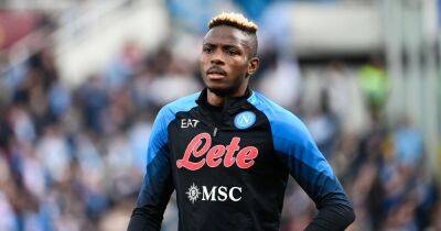 Manchester United target Victor Osimhen gives Napoli injury update