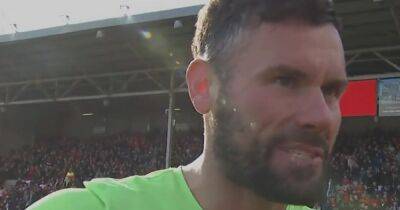 'Oh my God' - Ben Foster reacts after last-gasp Wrexham penalty save vs Notts County