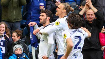 Championship round-up: Cannon on target for Preston, Burnley move closer to title