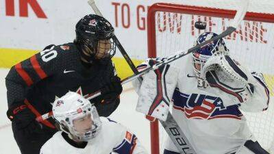 Hilary Knight - Sarah Fillier - Marie Philip Poulin - Canada edges U.S. at women’s hockey worlds, ties longest win streak in rivalry in 13 years - nbcsports.com - Usa - Canada