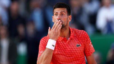 Novak Djokovic cheered on by Mercedes' George Russell in Monte Carlo Masters win over Ivan Gakhov