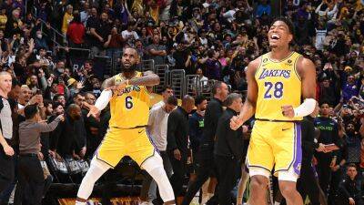 Anthony Davis - Rui Hachimura - Dennis Schröder - Lakers rally back for overtime victory in play-in tournament to clinch seventh seed in NBA playoffs - foxnews.com - Los Angeles - state Minnesota - state California - county Andrew