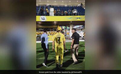"Warrior, Veteran, Champion": CSK's Video Of Limping MS Dhoni Breaks Fans' Hearts