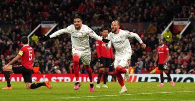 Late own goals hand Sevilla a draw at Man Utd
