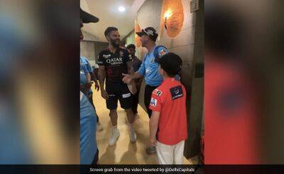 Watch: Ricky Ponting's Son Star-Struck As He Meets Virat Kohli On The Sidelines Of IPL 2023
