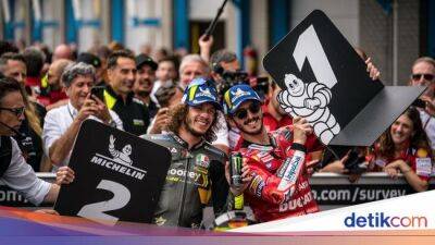 Valentino Rossi - Francesco Bagnaia - Marco Bezzecchi - Bagnaia Senang, Ada Persaingan Sesama Murid Valentino Rossi - sport.detik.com