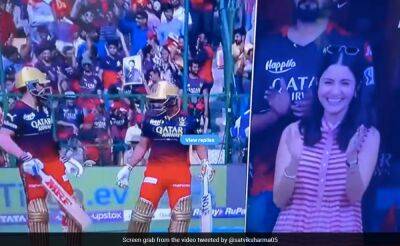Watch: Anushka Sharma Is Jubilant As Virat Kohli Hits Fiery Fifty For RCB vs DC in IPL 2023