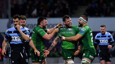 Jack Carty - Connacht win Andy Friend's home hurrah to clinch URC play-off place - rte.ie -  Bristol