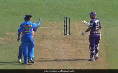 Watch: Nitish Rana, Hrithik Shokeen's On-Field Spat As Things Heat Up During MI vs KKR Game