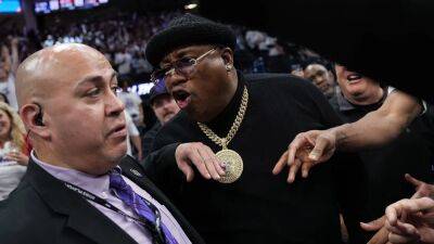 Rapper E-40 gets ejected from Kings-Warriors playoff game, alleges 'racial bias'