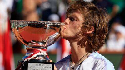 Monte Carlo Masters: Andrey Rublev wins maiden ATP 1000 title after thrilling comeback against Holger Rune