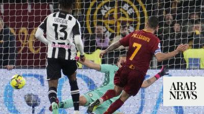 Paulo Dybala - Tammy Abraham - Atletico Madrid - Bryan Cristante - Andrea Belotti - Lorenzo Pellegrini - Roma consolidate 3rd place in Serie A, shut out Udinese 3-0 - arabnews.com - Manchester
