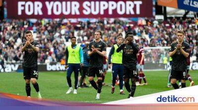 Mikel Arteta - Martin Odegaard - Gabriel Jesus - Jarrod Bowen - Liga Inggris - Arsenal Terpeleset Lagi, Mulai Tertekan? - sport.detik.com - Manchester