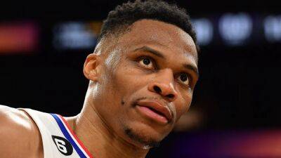 Clippers' Russell Westbrook, Suns fan have intense exchange at halftime: 'Watch your mouth motherf---er'