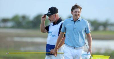 Legendary caddie goes viral with PGA Tour moment after giving Patrick Cantlay eye roll