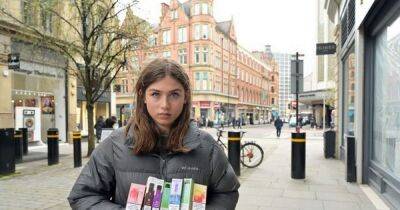 Illegal vapes with as much nicotine as 100 cigarettes sold to girl, 13, in Manchester, investigation reveals