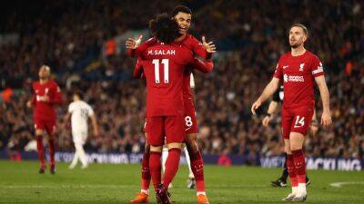 Goal-hungry Liverpool hit leaky Leeds for six