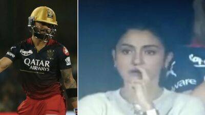 Watch: Anushka Sharma Stunned As RCB Star Virat Kohli Departs In 1st Over vs CSK In IPL 2023 Game