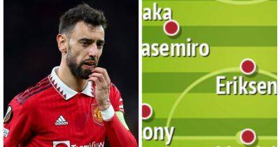 Three ways Manchester United could line up without Bruno Fernandes vs Sevilla