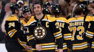Patrice Bergeron - Brad Marchand - Aleksander Barkov - Bruins' Patrice Bergeron questionable for Game 2 vs. Panthers - espn.com -  Boston - Florida - state New Jersey