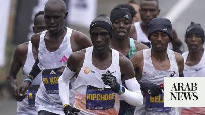 Kipchoge says leg injury foiled his Boston Marathon attempt