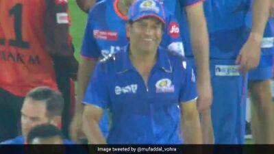 Sachin Tendulkar - Sunrisers Hyderabad - Arjun Tendulkar - "Sachin's Face After Arjun...": Harsha Bhogle's Tweet Sums Up A Proud Father's Emotion - sports.ndtv.com - India -  Kolkata -  Hyderabad