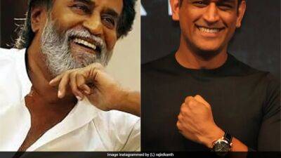 "Just Trying To Copy...": MS Dhoni Opens Up On Posing Like Rajinikanth In Special Photo