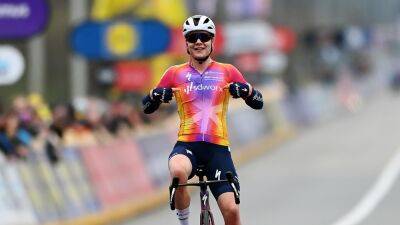 Lotte Kopecky destroys field to defend Tour of Flanders crown, Demi Vollering second in SD Worx one-two