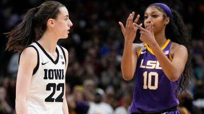 Caitlin Clark - John Cena - Maddie Meyer - Angel Reese - LSU's Angel Reese gives Iowa's Caitlin Clark taste of her own medicine in national title win, ignites debate - foxnews.com - Usa - state Texas - county Dallas - state Iowa - state Maryland