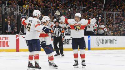 Sam Bennett - Brad Marchand - Matthew Tkachuk - Eric Staal - Taylor Hall - Linus Ullmark - Stanley Cup Playoffs - Panthers take down Bruins as 1-1 series now heads to Florida - foxnews.com - Florida - state Massachusets