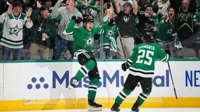 Stars even series with Wild in Game 2 victory behind Roope Hintz hat trick