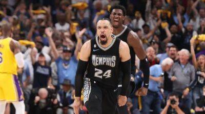 Grizzlies stay aggressive with Morant out, run past ‘old’ Lakers to even series - nbcsports.com - Los Angeles -  Memphis - county Dillon - county Brooks