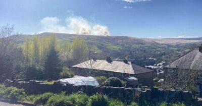 LIVE updates: Huge plumes of smoke as fire breaks out on Marsden Moor - manchestereveningnews.co.uk - Manchester