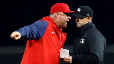 Angels manager Phil Nevin says being ejected twice 'a first'