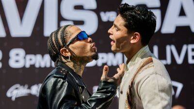 Ryan Garcia - Gervonta Davis, Ryan Garcia vow to break each other's jaws - espn.com -  Las Vegas