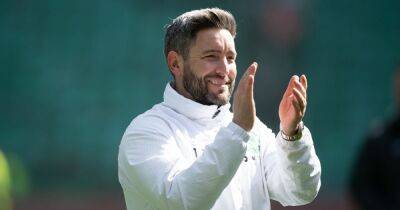 Lee Johnson - Callum Davidson - Lee Johnson skipped Hibs fans party after derby win as he weighs up Premiership split positives - dailyrecord.co.uk