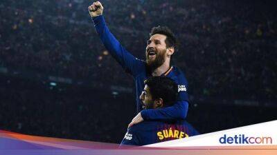Lionel Messi - Luis Suarez - Joan Laporta - Paris Saint-Germain - Luis Suarez Kasih Kode Messi Balik ke Barcelona - sport.detik.com - Argentina - Uruguay