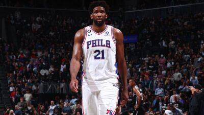 76ers' Joel Embiid out for Game 4 with sprained right knee
