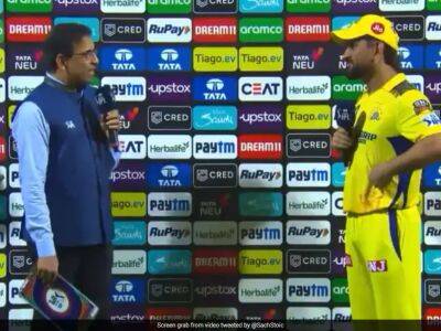 Aiden Markram - Sachin Tendulkar - Sunrisers Hyderabad - "When You Get Old...": MS Dhoni In Post-Match Presentation. Harsha Bhogle's Reply Is Gold - sports.ndtv.com -  Hyderabad -  Chennai