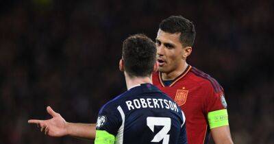 Steve Clarke - Rodri in big Scotland contradiction as moany Man City man forgets Hampden sour grapes with 'respect opponents' claim - dailyrecord.co.uk - Manchester - Spain - Scotland -  Man